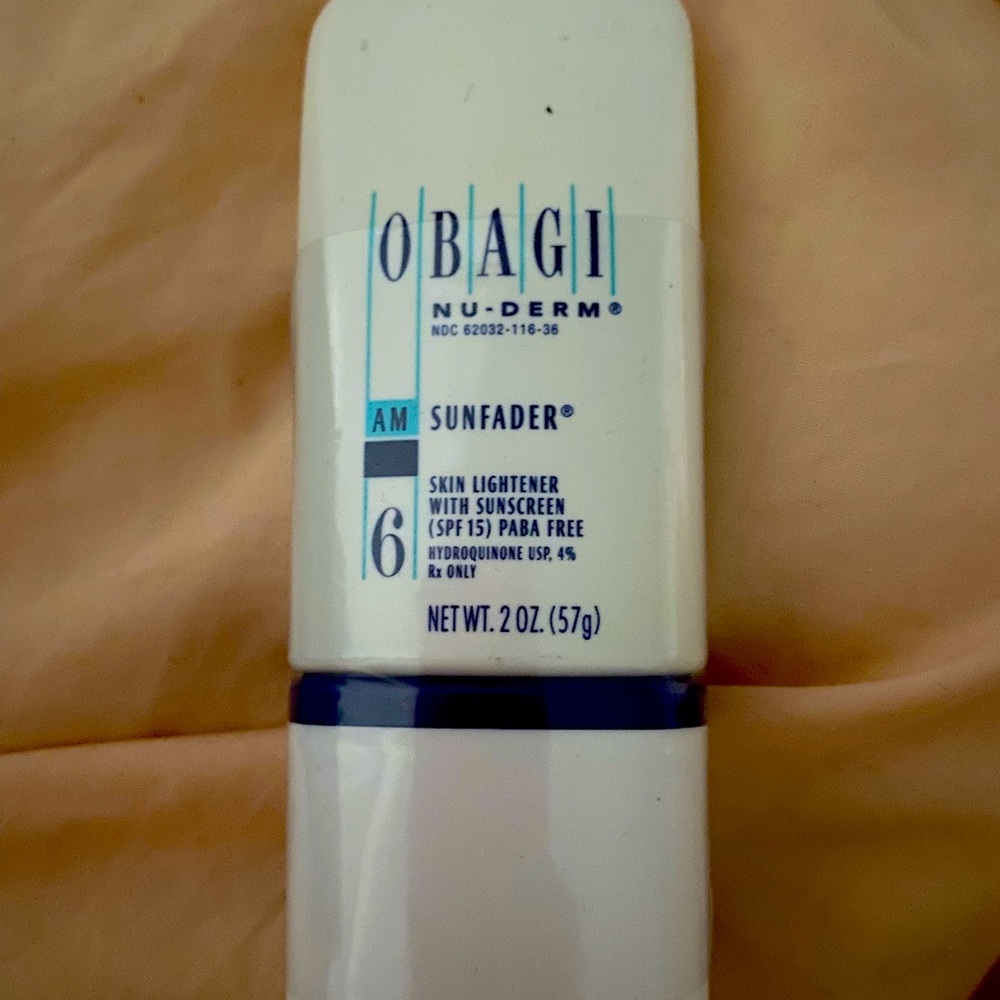 Obagi skin lightener w sunscreen . Brand new still sealed